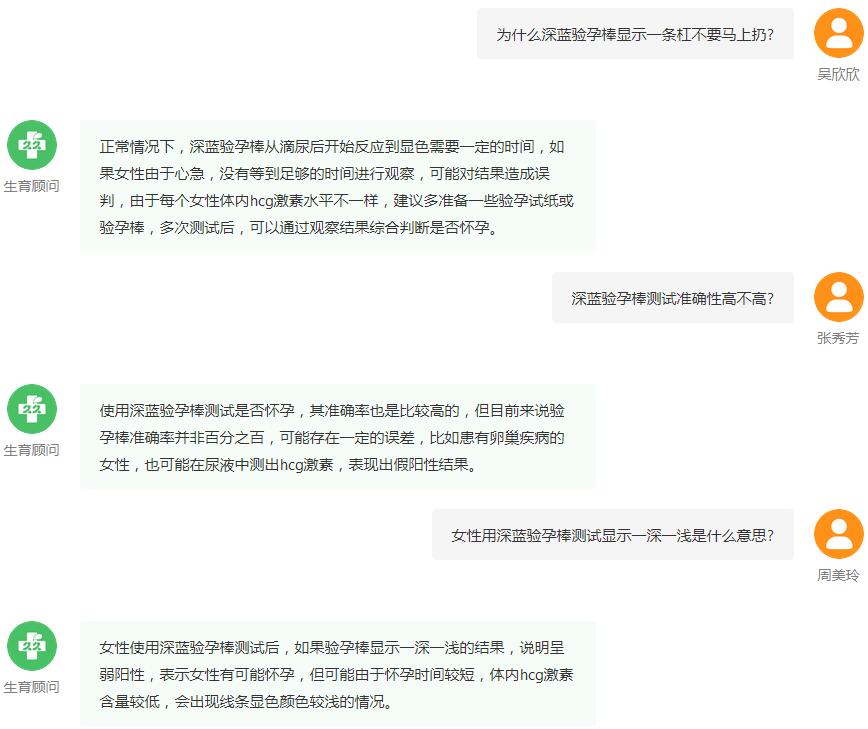 深蓝验孕棒使用方法(准不准)