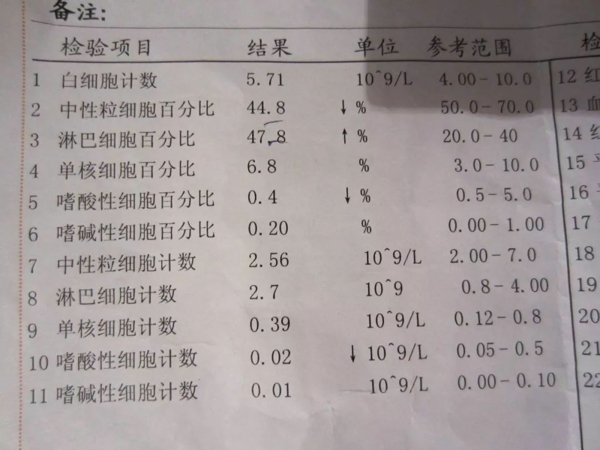 血常规报告哪个数据看男女(验血报告单看男女准不准)