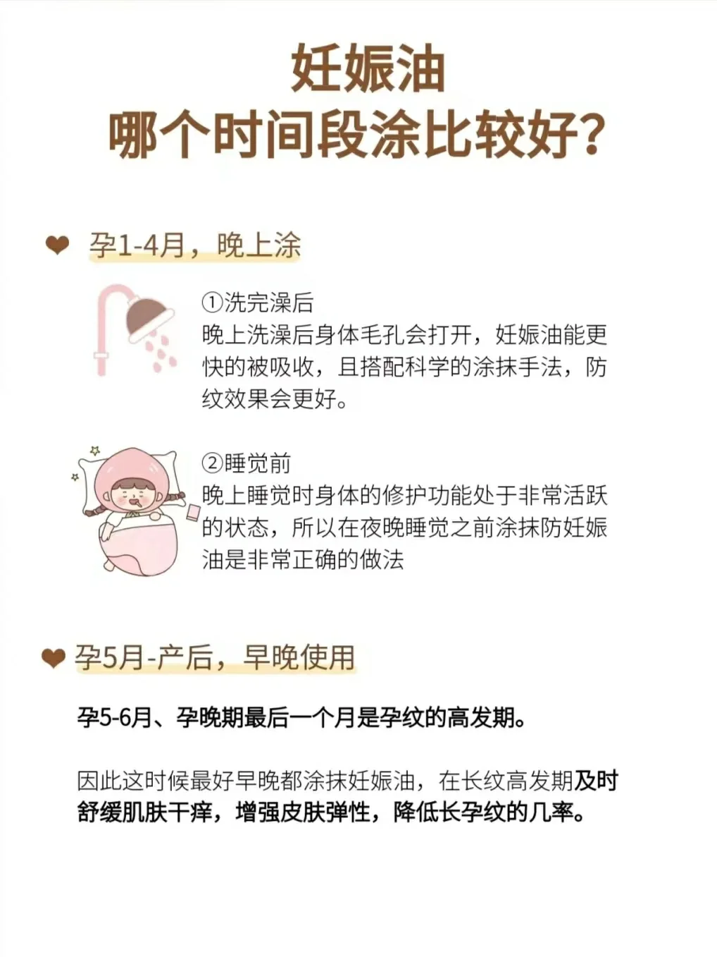 一篇弄懂涂妊娠油的意义及黄金时间！怀孕后什么时候开始涂妊娠油