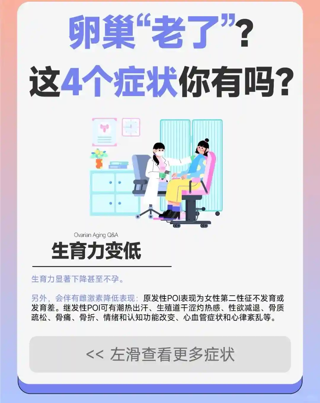 看看你的卵巢有没有“老”！卵巢衰退的4个表现、诊断及治疗建议